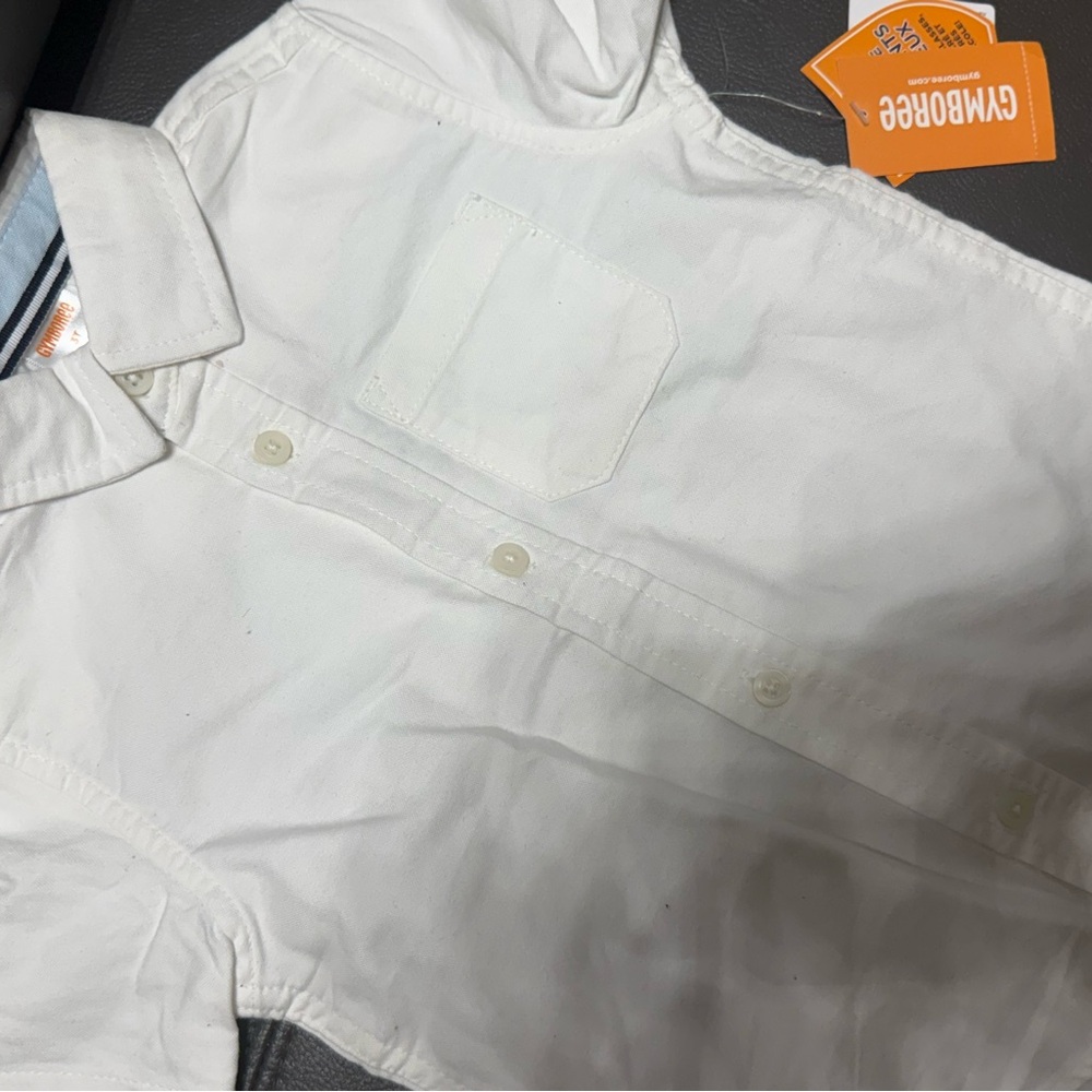 Gymboree Cream Button-Up Shirt